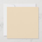 Invitation au mariage personnalisé dans le cadre d (Dos)