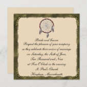 Invitation au mariage personnalisé dans le cadre d (Devant / Derrière)