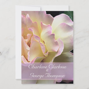 Invitation au mariage pour les roses jaunes