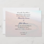 Invitation au mariage sur la plage (Dos)