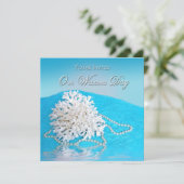 Invitation au mariage sur la plage -PLAGE/PLAGE (Debout devant)