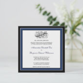 Invitation au mariage tout simplement élégante (no (Debout devant)