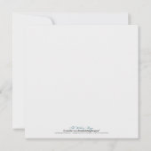 Invitation au mariage tout simplement élégante (no (Dos)