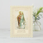 Invitation au mariage traditionnel catholique (Debout devant)