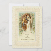 Invitation au mariage traditionnel catholique (Devant)