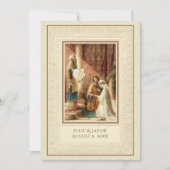 Invitation au mariage traditionnel catholique (Devant)