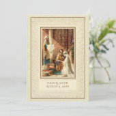 Invitation au mariage traditionnel catholique (Debout devant)