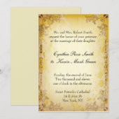 Invitation au mariage vintage (Devant / Derrière)