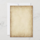 Invitation au mariage vintage des Inséparables de  (Dos)