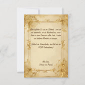 Invitation au mariage Wedding Invitation Vive Cust (Dos)