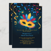 Invitation au Masque Carnaval (Devant / Derrière)