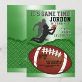 Invitation au match de football (Devant / Derrière)