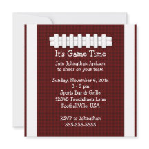 Invitation au match de football