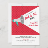 Invitation au mégaphone (Devant)