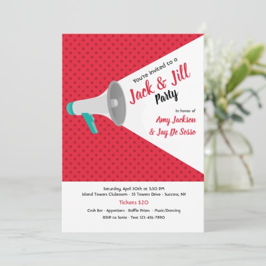 Invitation au mégaphone (Debout devant)