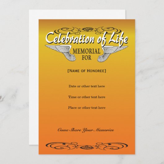 Invitation au Mémorial du Biker (Devant / Derrière)
