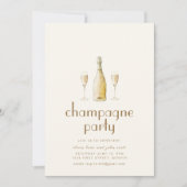 Invitation au modèle de faire-part de fête de pâti (Devant)