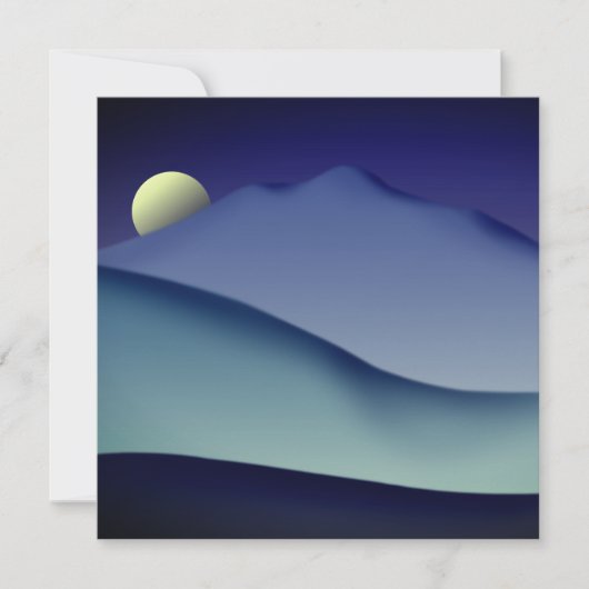 Invitation au Mt Tamalpais et à la Lune (Devant)