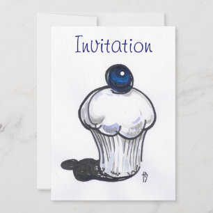 Invitation au muffin de bleuets