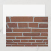 Invitation au mur de briques (Devant / Derrière)