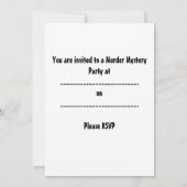 Invitation au Mystère du meurtre (Dos)