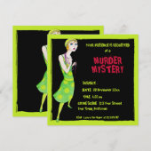 Invitation au mystère du meurtre noir de l'ingénue (Devant / Derrière)