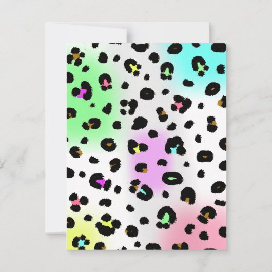 Invitation au néon de partie d'empreinte de (Dos)