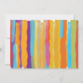 Invitation au paint party aquarelle Arts & Crafts (Dos)