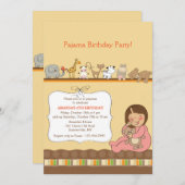Invitation au Pajama Party (Devant / Derrière)