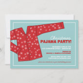 Invitation au Pajama Party de Noël (Devant)