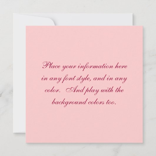 Invitation au papillon à queue jaune (Dos)