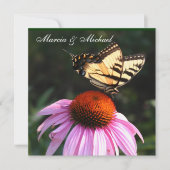 Invitation au papillon à queue jaune (Devant)