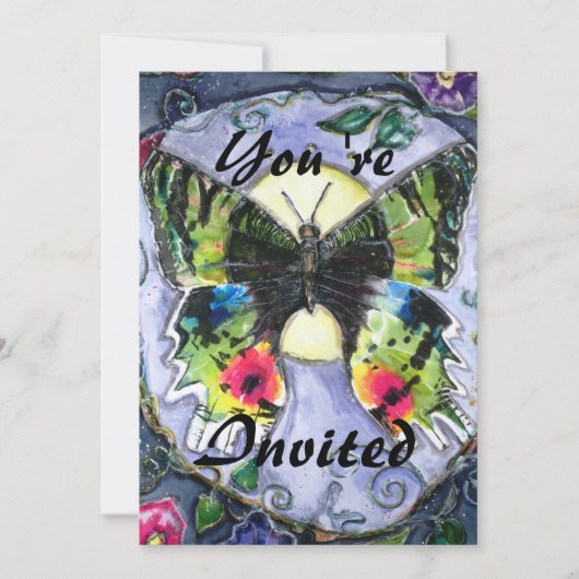 Invitation au papillon PMACarlson (Devant)