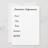 Invitation au papillon PMACarlson (Dos)