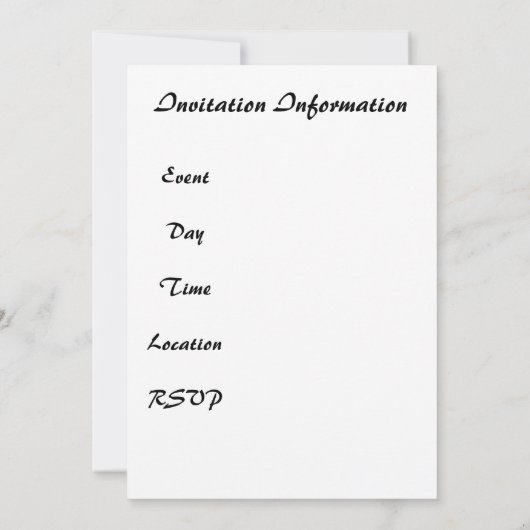 Invitation au papillon PMACarlson (Dos)