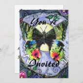 Invitation au papillon PMACarlson (Devant / Derrière)