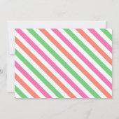 Invitation Au Parade D'Anniversaire Parade Rose (Dos)