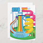 Invitation au parc aquatique (Devant / Derrière)