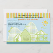 Invitation au parc d'attractions (Devant)