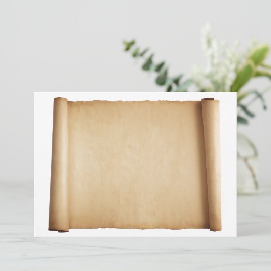 Invitation au parchemin (Debout devant)