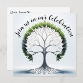 Invitation au Parti de l'Arbre Vert de Vie (Devant / Derrière)