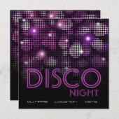 INVITATION AU PARTI DISCO (Devant / Derrière)