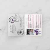 Invitation au passeport mariage à Chypre (Intérieur)