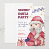 Invitation au Père Noël Secret, Invitations de Noë (Devant / Derrière)