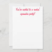 Invitation au perroquet (Dos)