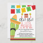 Invitation au petit Baby shower Muchacho Fiesta (Devant)