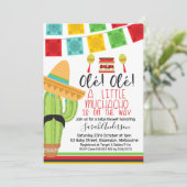 Invitation au petit Baby shower Muchacho Fiesta (Debout devant)