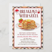Invitation au petit-déjeuner avec le Père Noël (Devant)
