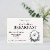 Invitation au petit-déjeuner Couronne florale BNW (Debout devant)