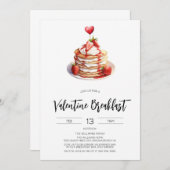 Invitation au petit-déjeuner de crêpes de la Saint (Devant / Derrière)